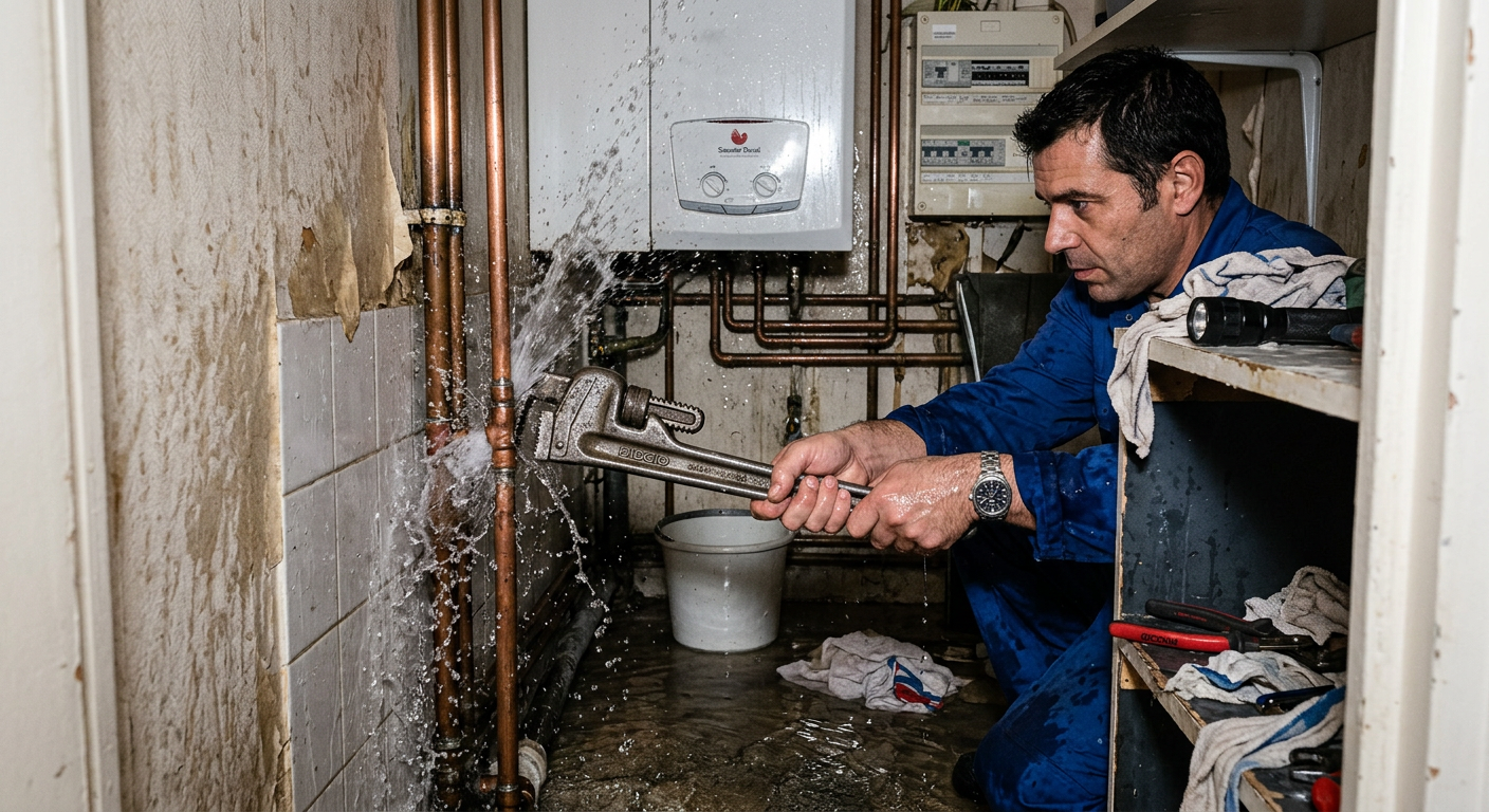 Colmatage d'urgence d'une fuite d'eau cuivre à Meaux 77